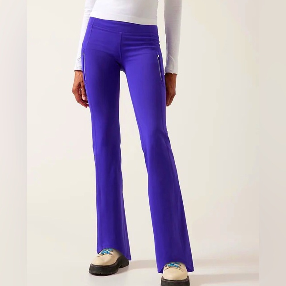 ✨NEW Athleta Rainier Bootcut Pant XL Blue Winter Active Ski Winter